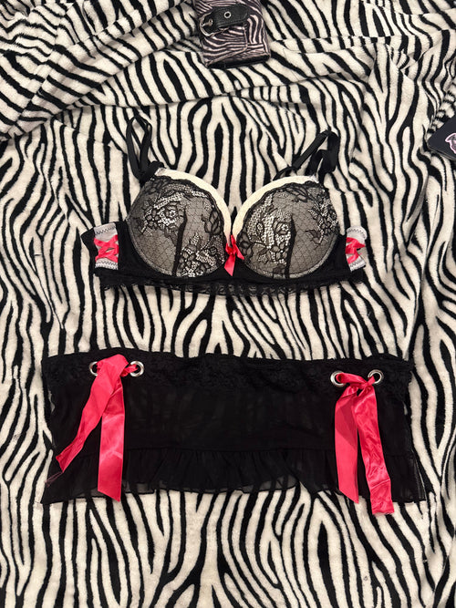 black white & pink set size m