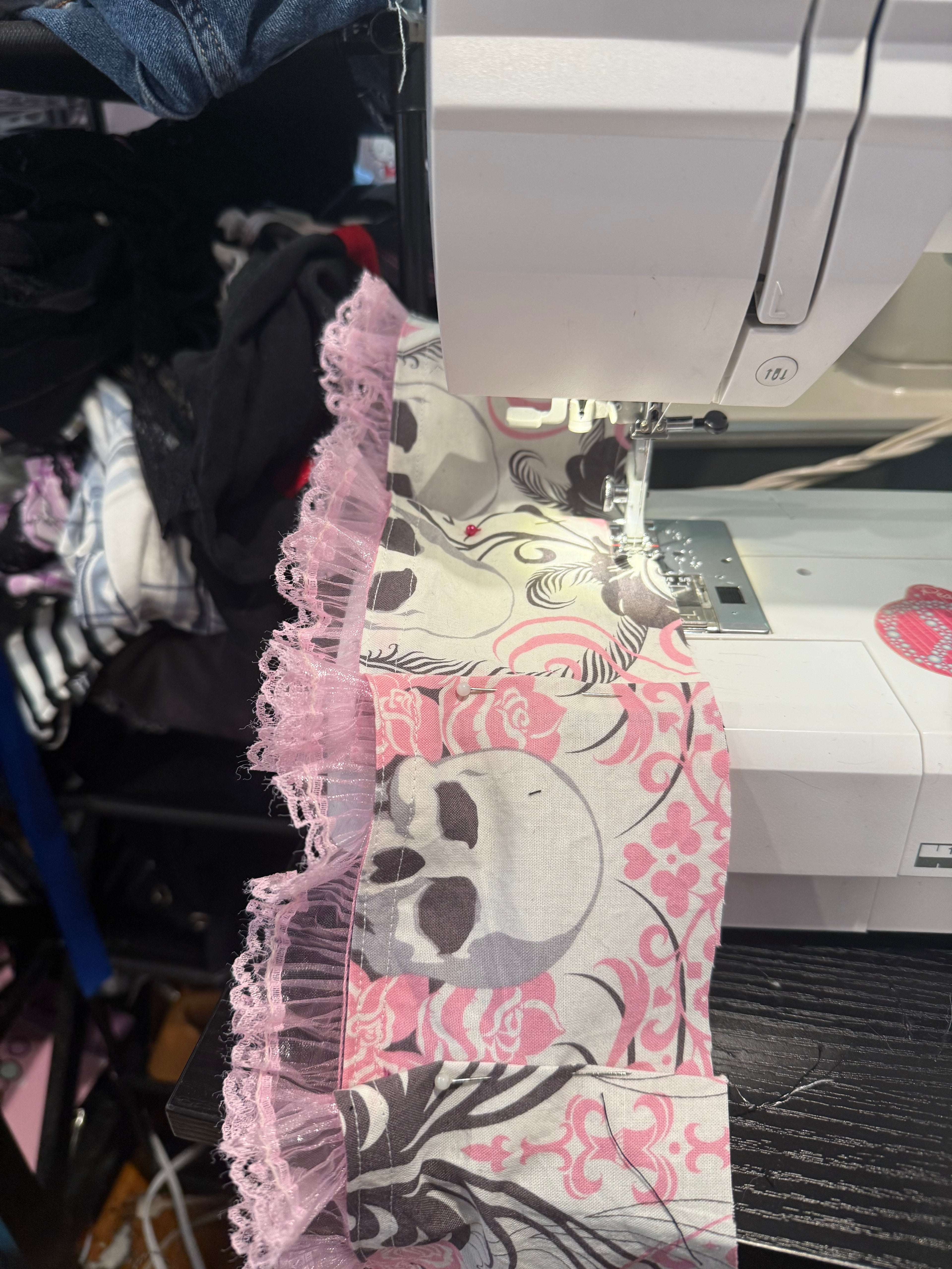 custom skull skirt for mori