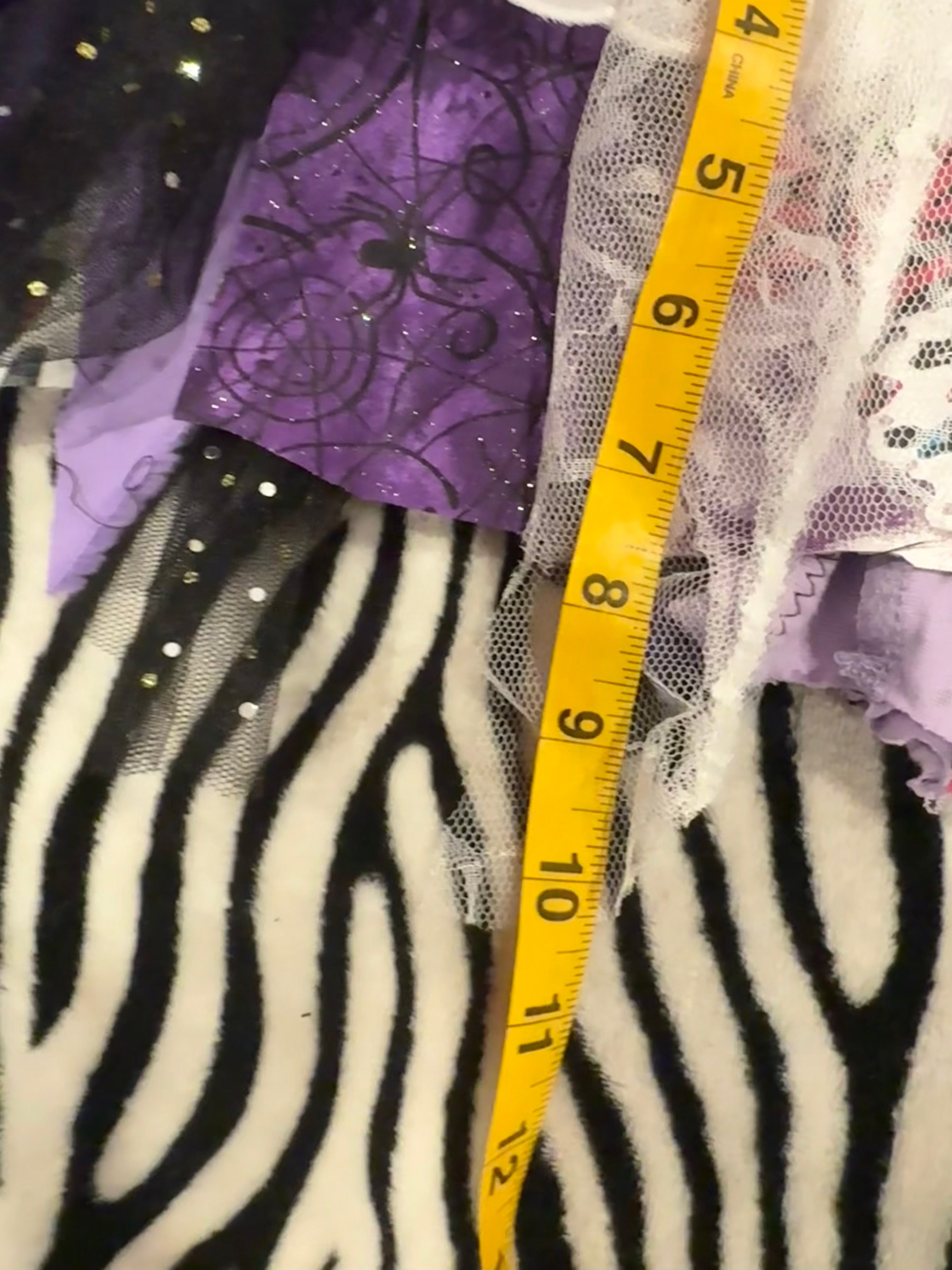 purple scrap skirt size 3xl