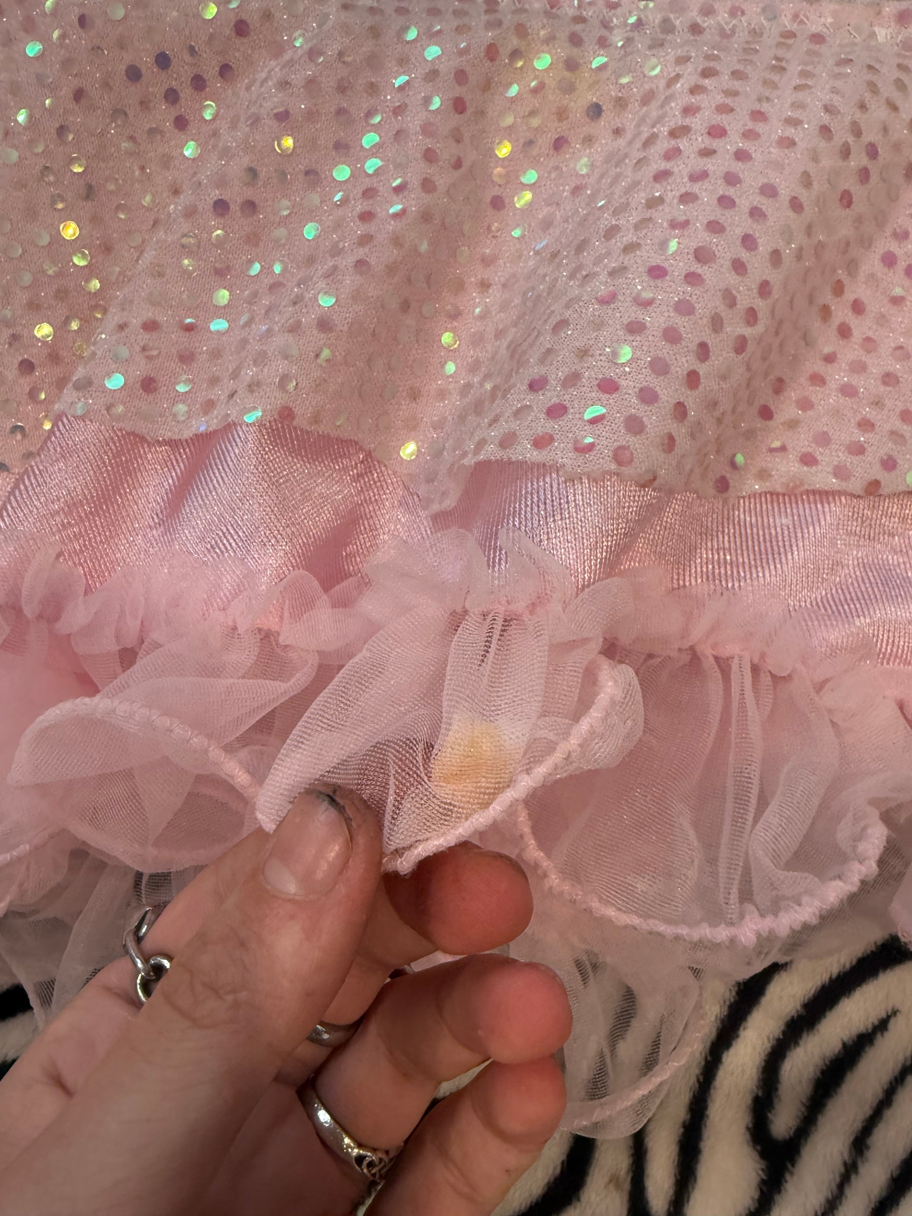 sparkly tutu size 2-3xl