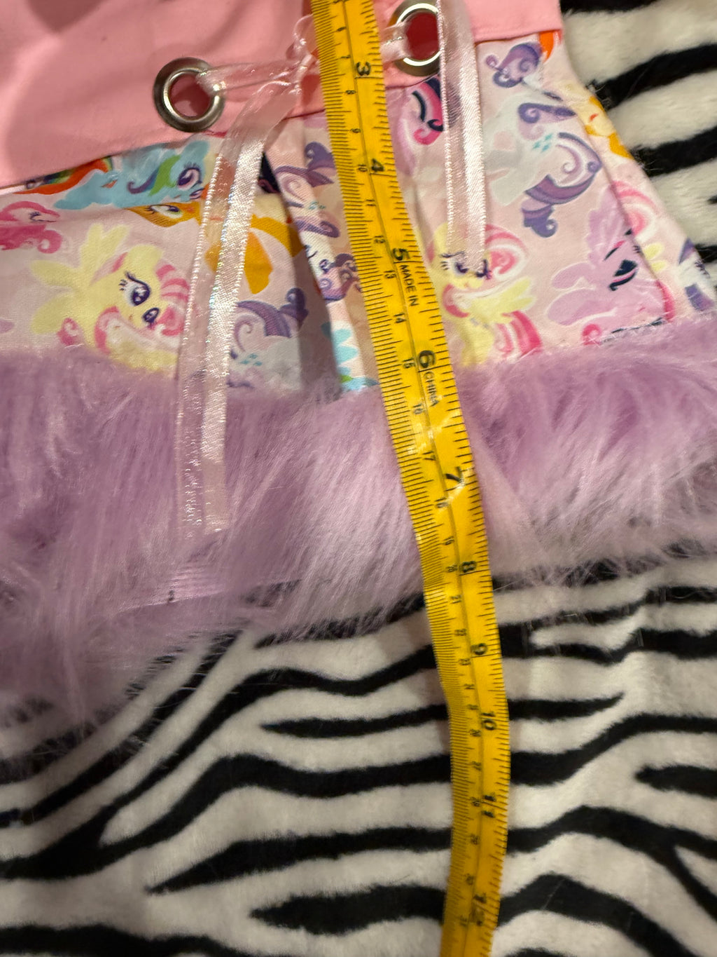 mlp fur skirt size m