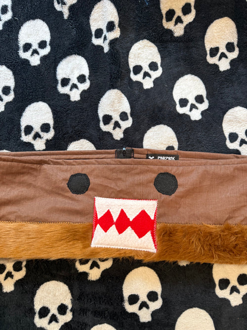 brown fur Domo skirt size xl